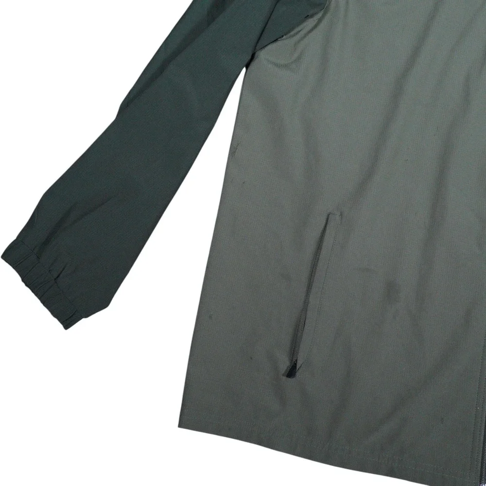 Mens XXL Hooded Windbreaker Rain Jacket Lightweight Full Zip‎